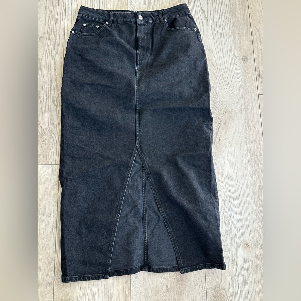 ASOS Black Denim Skirt